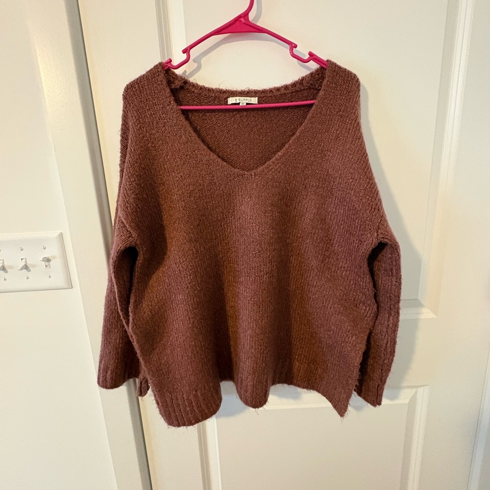 Z Supply Cozy V-Neck Sweater
